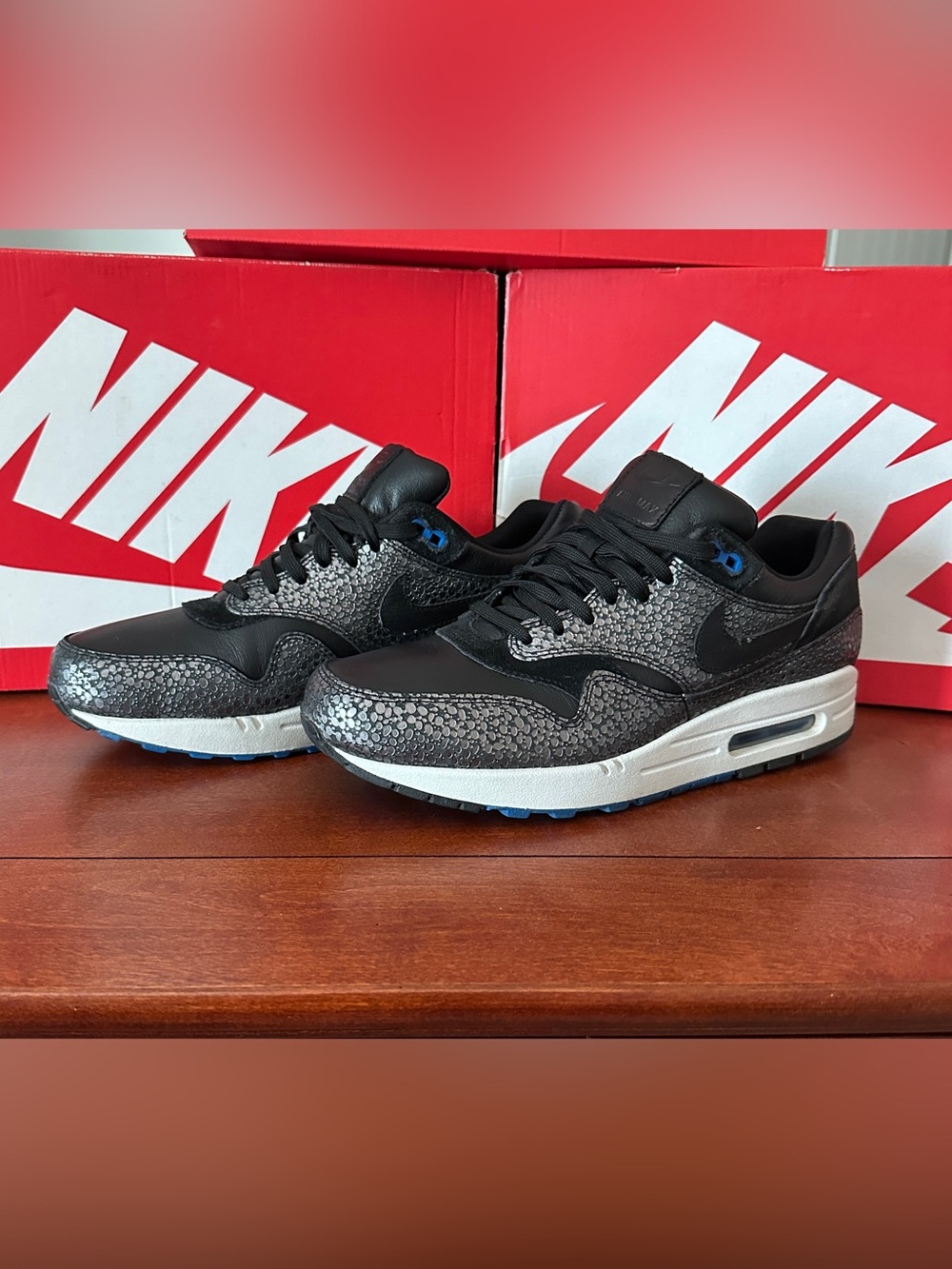 Nike Air Max 1 Deluxe "Black Safari," (2014)